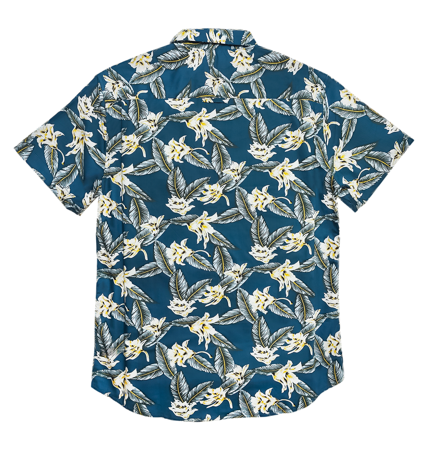 Furdy Men's Hawaiian Floral Print Short Sleeve Shirt