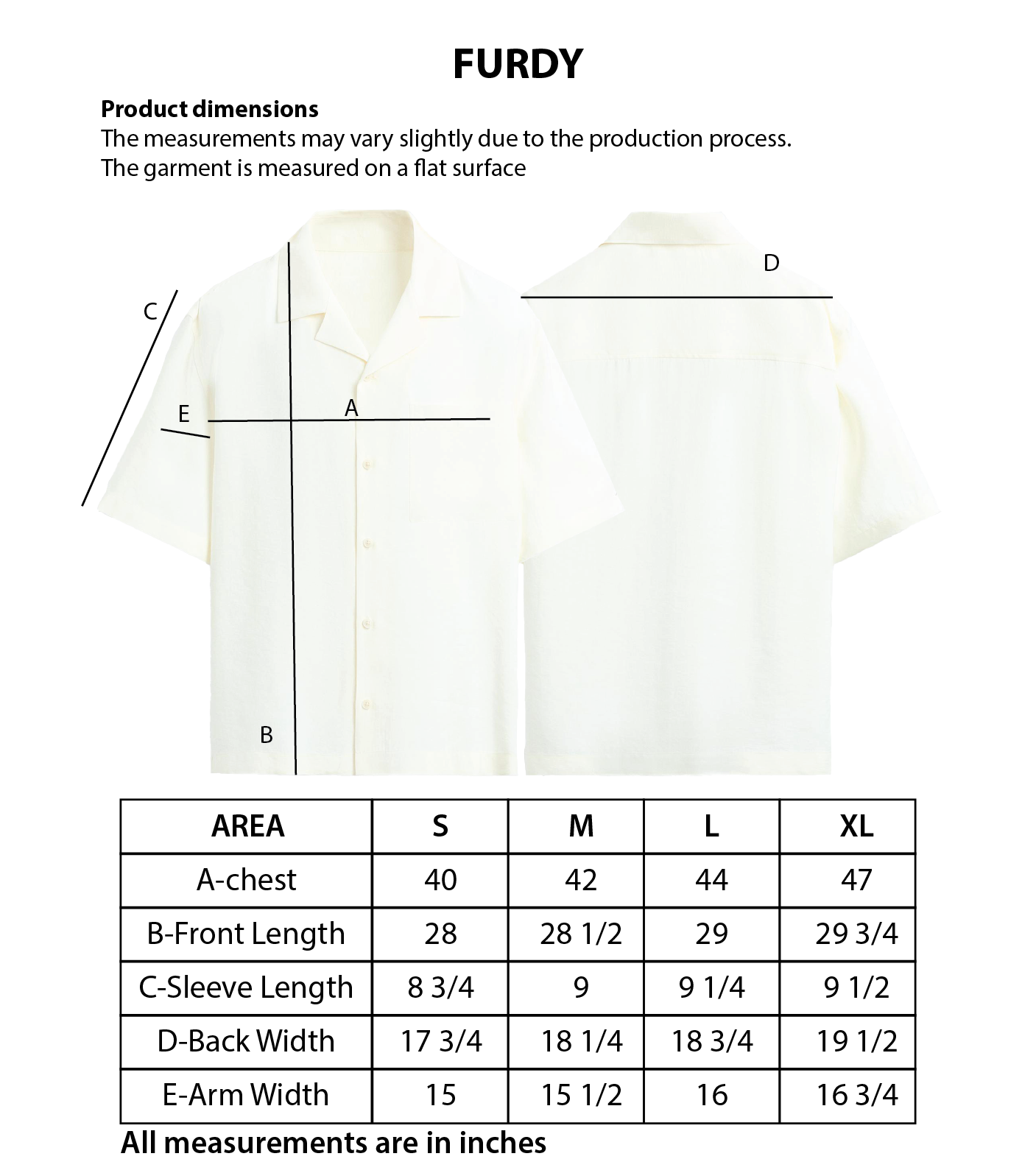 Furdy Abstract Floral Print Camp Collar Shirt