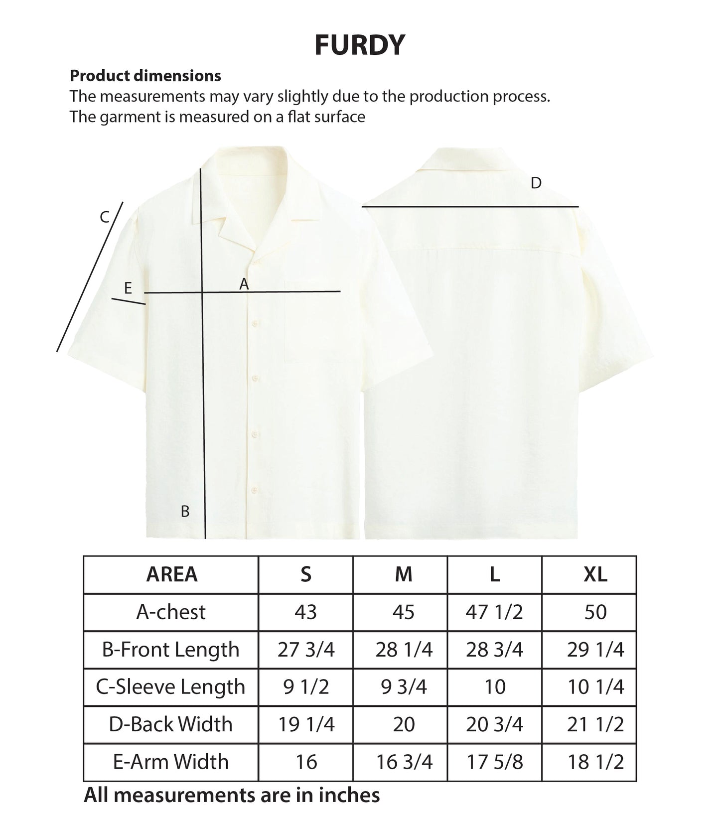 Furdy Men's Camp Collar Shirt, Abstract Geometric Print, Blue and Peach, Short Sleeve, Relaxed Fit